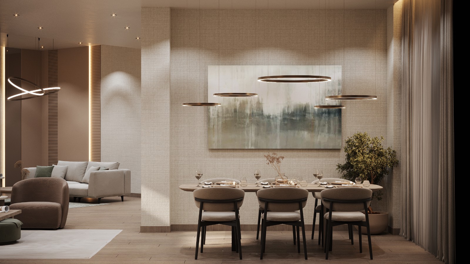 Jednosoban apartman (bez balkona + pogled na grad + sofa)